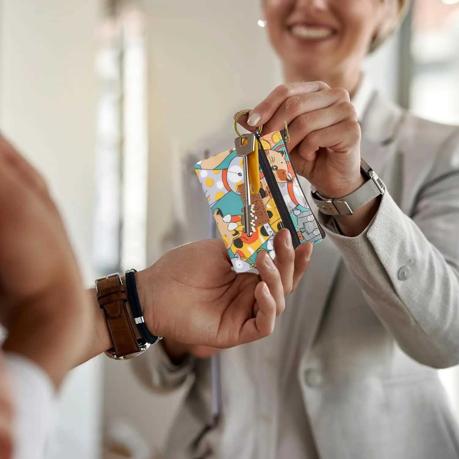 Cute Animals Wallet Zipper Purse Carto Small Coin Purse Lightweight Storage Bag Mey Bag Key Card Holder For Student WomenXJ241111