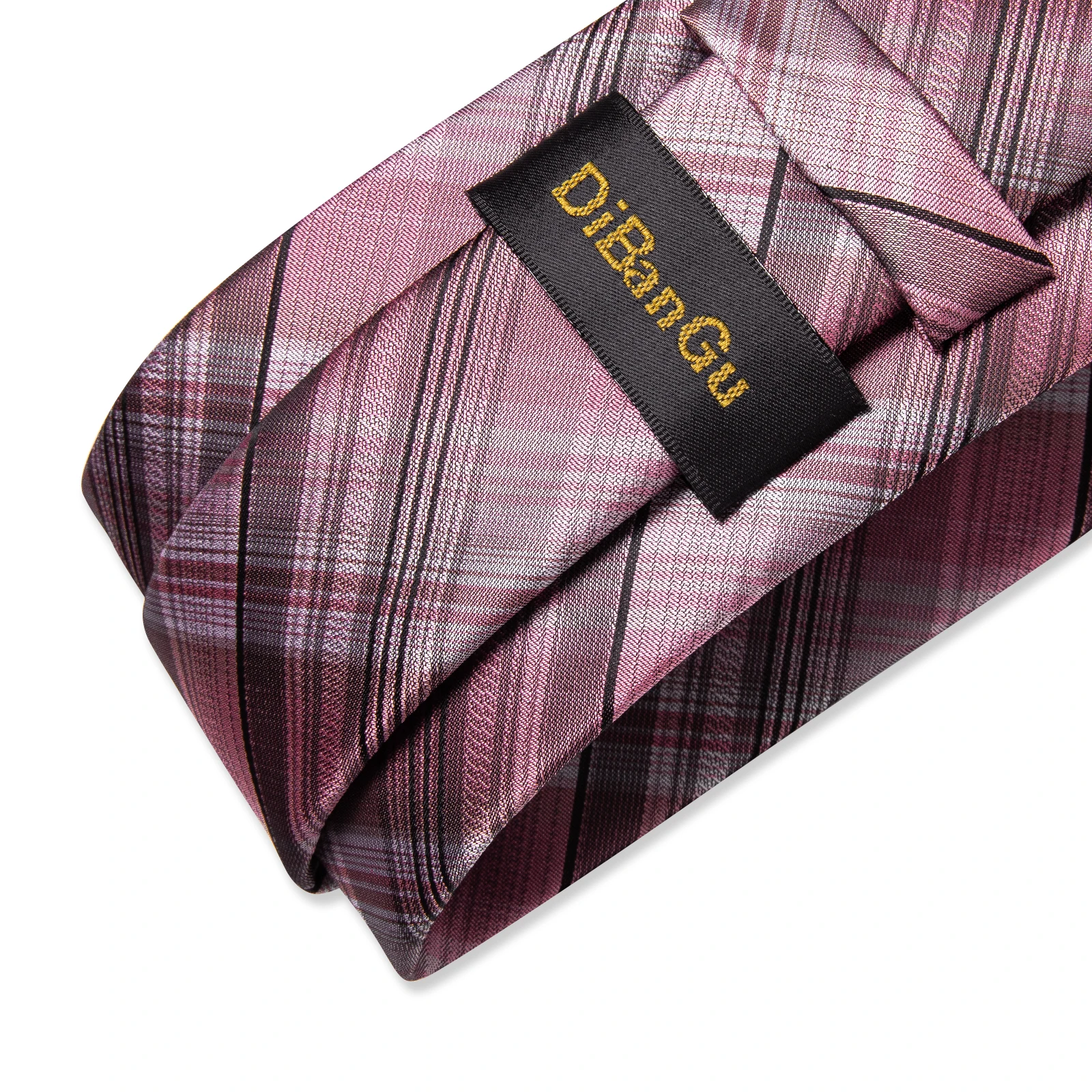 160cm Length Men's Silk Tie Set Handkerchief Cufflinks Wedding Party Accessories Neck Ties Gift for new 2025 Men Wholesale DiBanGu