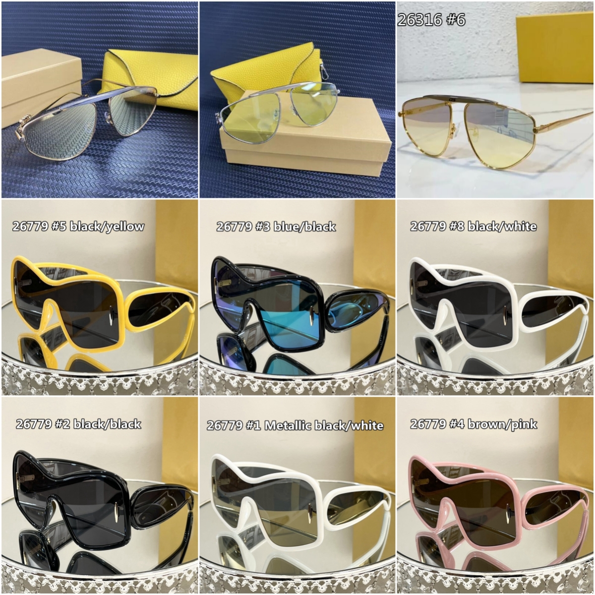 Fashion Mens Womens Designer Sunglasses Multicolor Classic Glasses Driving Sport Shading Trend With box T232