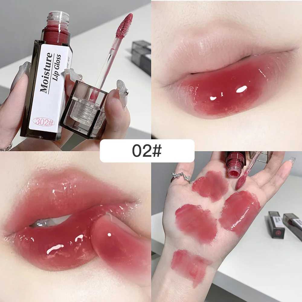Gege Bear moisturizing lip gloss transparent high-quality tube long-lasting non stick glass vegan coloring lip gloss W241101
