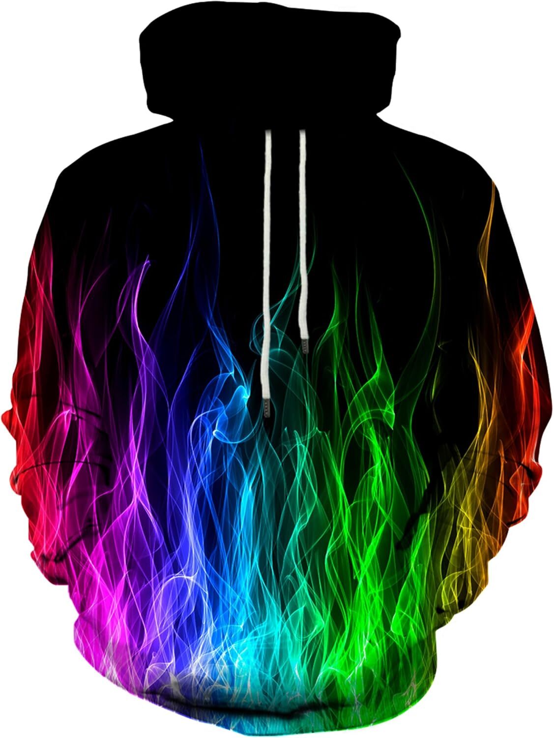 Hoodie for Mens Womens Unisex 3D Printed Hooded Sweatshirt Casual Pullover Hoodie with Big Pockets Graphic Cool, colorful and handsome patterns
