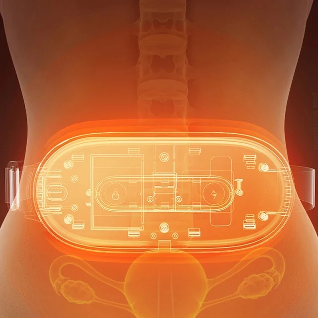 2025 PK Xiaomi new Warm Uterus Massager Relieve Menstrual Pain Waist Acupoints Vibrating Heating Pad Belly Wrap Belt Women Warm Palace Be
