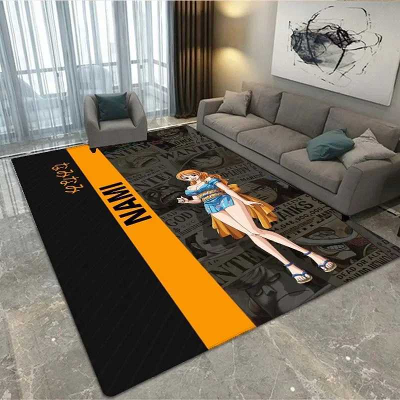 Stylish 3D Print One Piece Anime Rug Living Room and Bedroom Decor Area Rug Door Mat Kids Room Rug Birthday GiftXJ241101