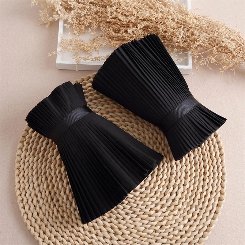 Detachable Elbow Sleeve 2025 Cuff Shirt Pleated Flare Sleeve False Cuffs Lace Decorative Women new Detachable Fake Sleeve Cuffs