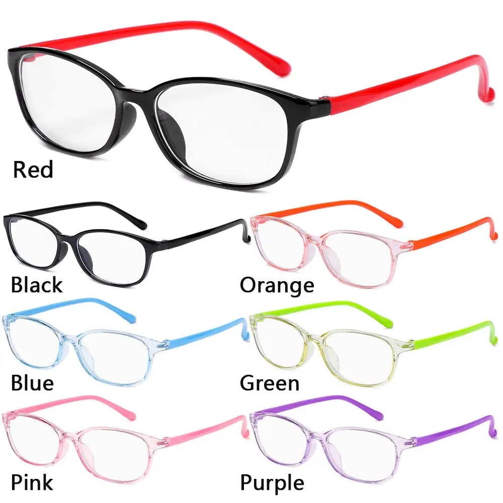 Blue Light Blocking Glasses Kids Boy Girl Square Computer Eyeglasses Clear Lens Optical Glasses Frame