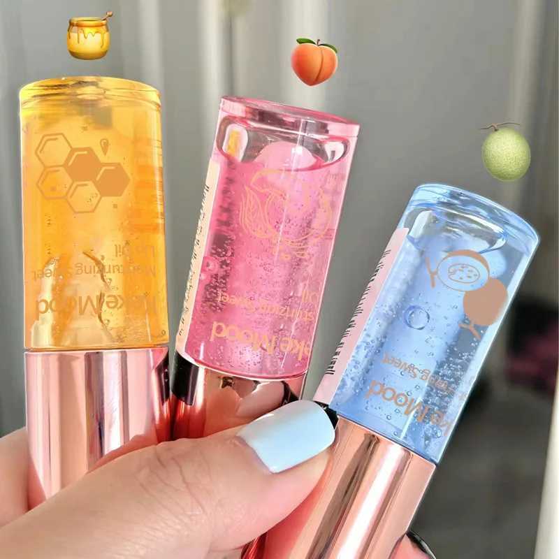Watermelon transparent jelly lip gloss moisturizing bright lip gloss non sticky transparent gloss lip glacier lipstick makeup W241101