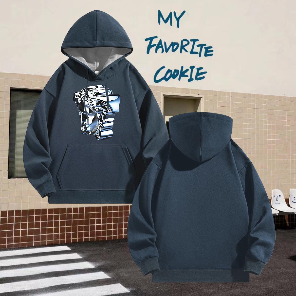 Customized Hoodie for Men Casual Daily Wear Designer Men's Hooded Sweatshirt Drawstring Long Sleeve Custom Big Size Top Hoody Warm Fleece