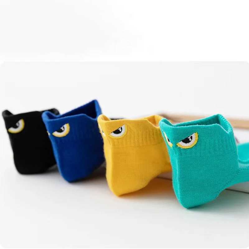 5/10 Pairs Man Short Socks Ankle Boat Socks Breathable Casual Athletic Socks Women Summer Thin Low-Cut Male Socks X250319