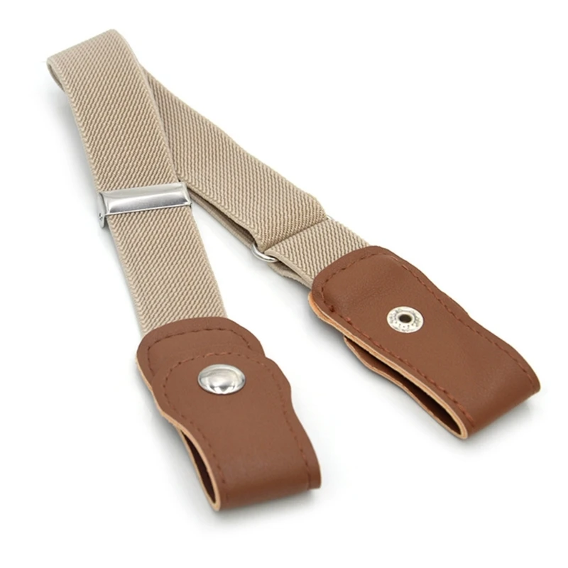 Buckle-Free Elastic Belt For Kid Stretch Belt new No 2025 Buckle Belt Buckle-free Belt Elastic Invisible WaistBelt pant Waistband