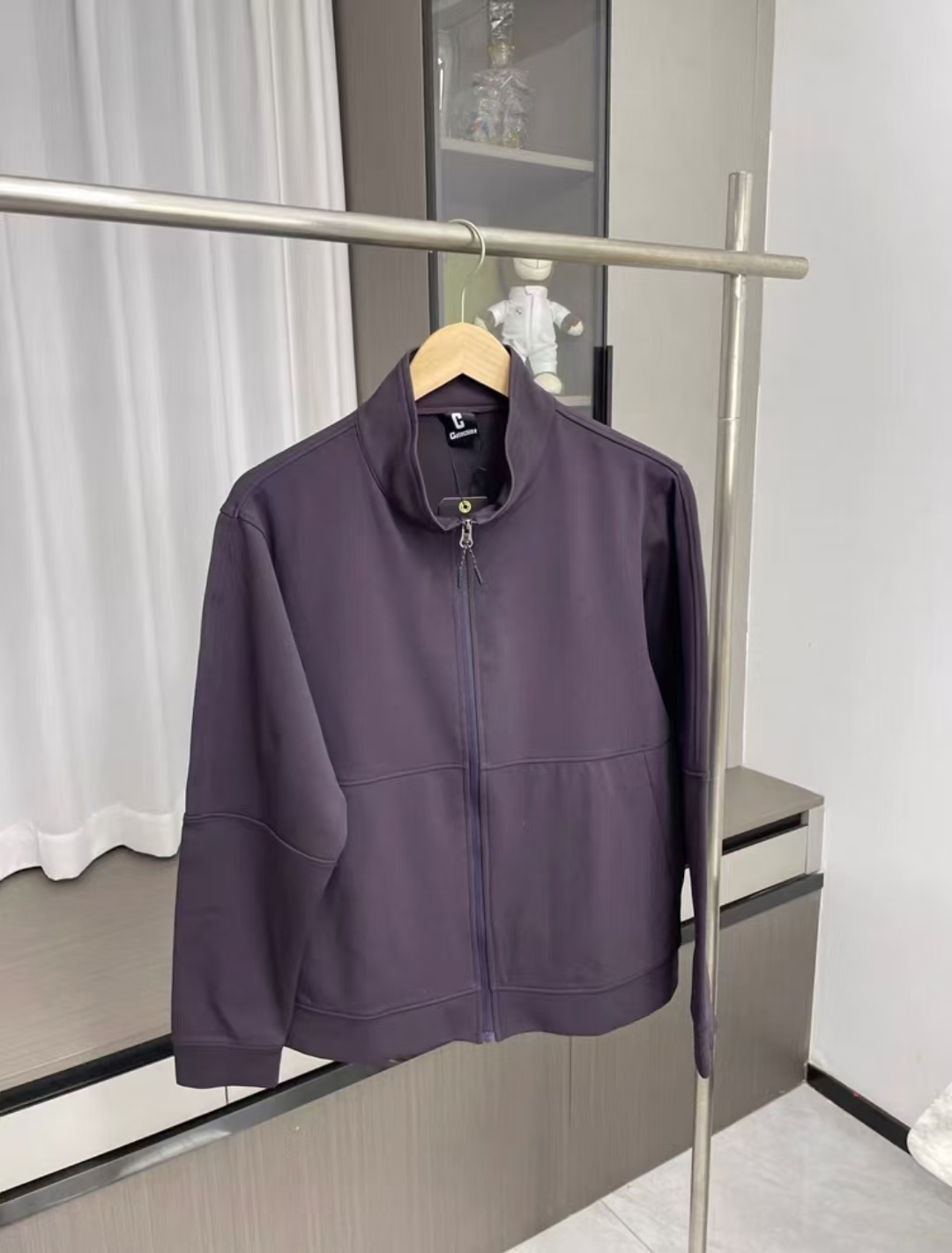 Washed Mitonge Fabric New Woven Knitted Men's Jacket Jacket Jacket in Autumn