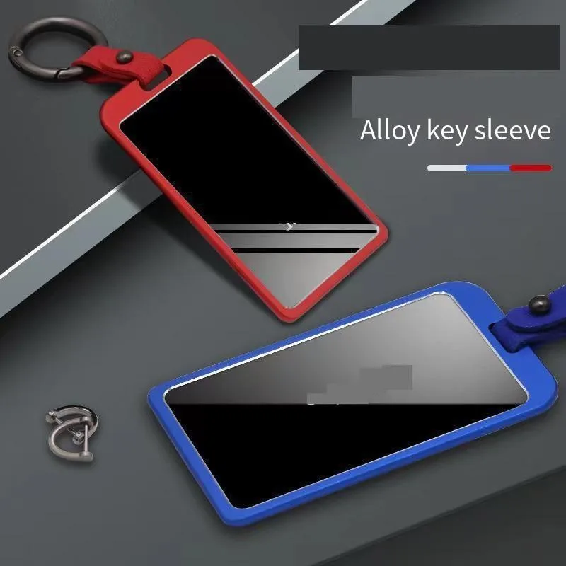 Akzz Auto Parts Are new Applicable To Tesla Model3/y Card Key Case Modely 2025 Aluminum Alloy Protective Cover, Including Anti-slip Parts