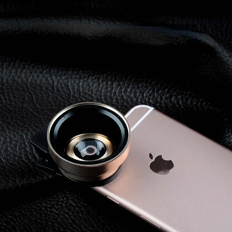 2023 New 2 In 1 Universal Phone Lens 0.45x Ultra Wide Angle 12.5x Macro HD Camera Lens