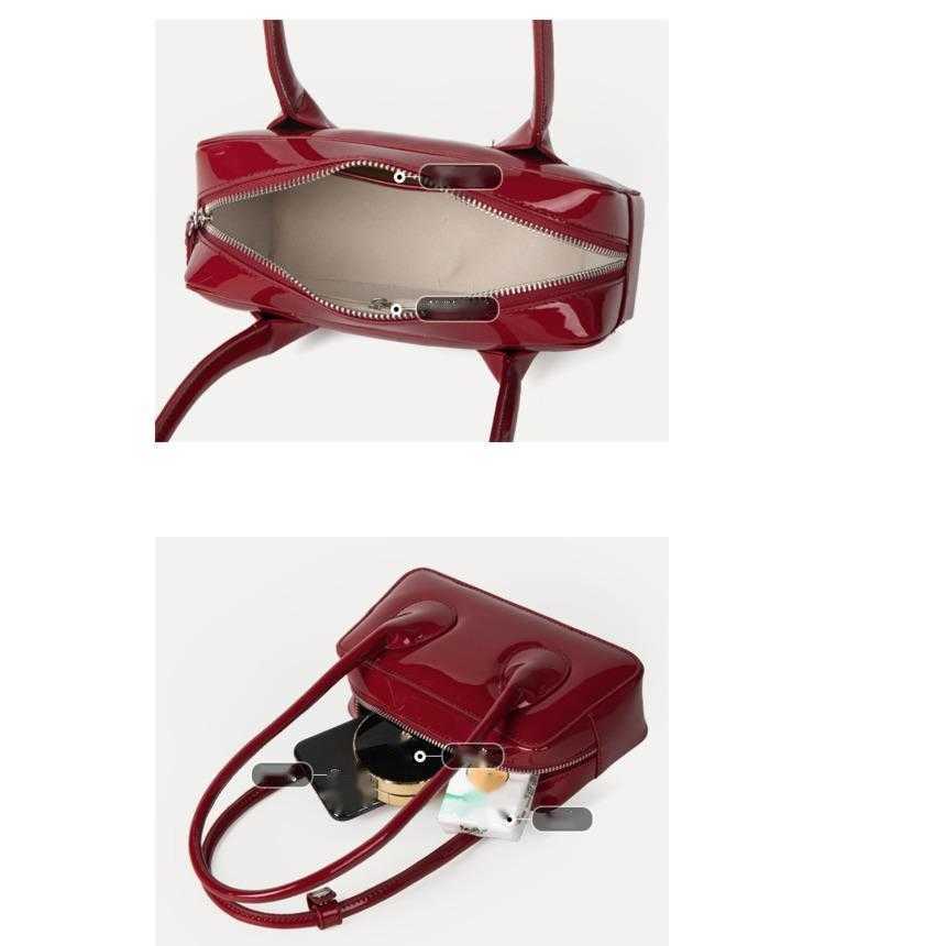 Shoulder Bags Korean Version WoMens Handbag With Niche Texture Simple Shiny Single Shoulder Armpit Tote Bag Versatile Commuting Small Square Bag 24101