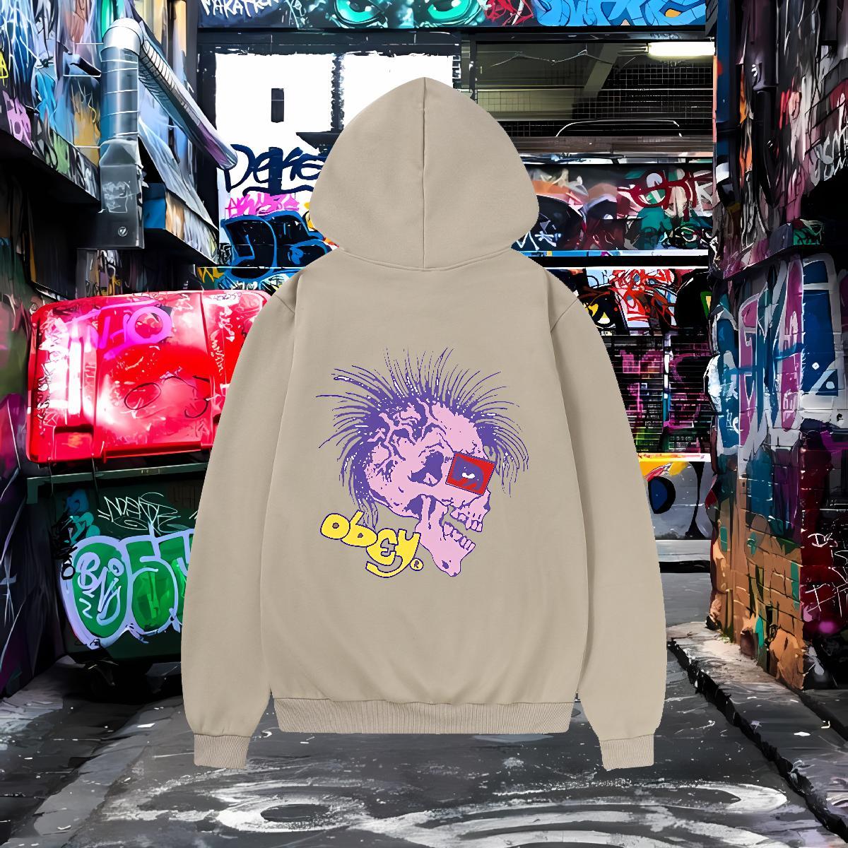 Brand Hoodie Hooded Collar Soft Hoodie Pullover Custom Print Oversized Hoody Autumn Winter Thick Fleece