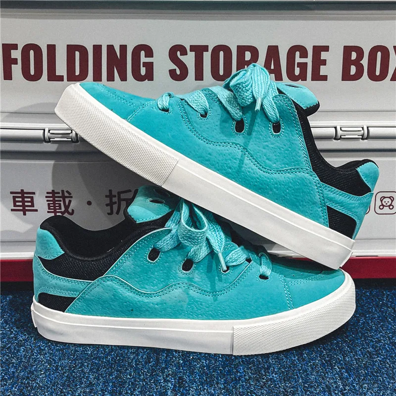 2023 Spring Blue Skateboard Shoes Men Women Size 44 Classic new Low Flat Skate Sneakers 2025 Light Comfortable Training Shoes Zapatillas