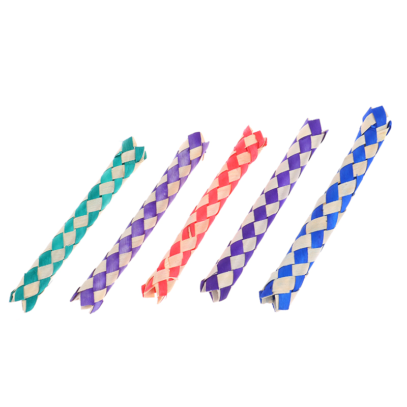5 PCS Creativity DIY Finger Traps Classic new Natural Chinese Bamboo Fingers Trap Replacement Popits Tube 2025 Fidget Toys random