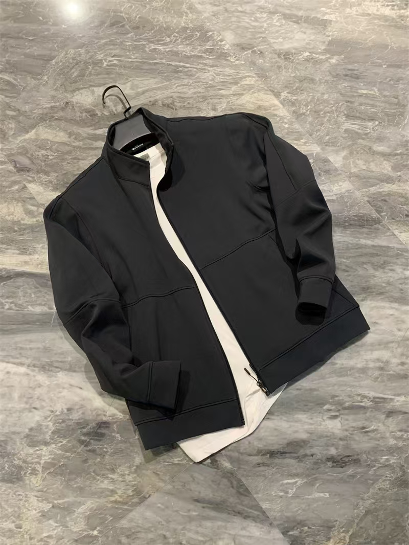 Washed Mitonge Fabric New Woven Knitted Men's Jacket Jacket Jacket in Autumn