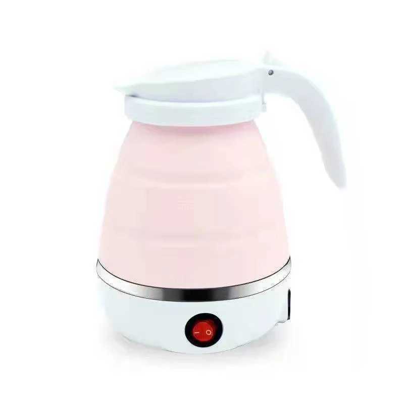 0.6L mini folding kettle portable kettle 600W silicone pressurized electric kettle easy to carry Y241102