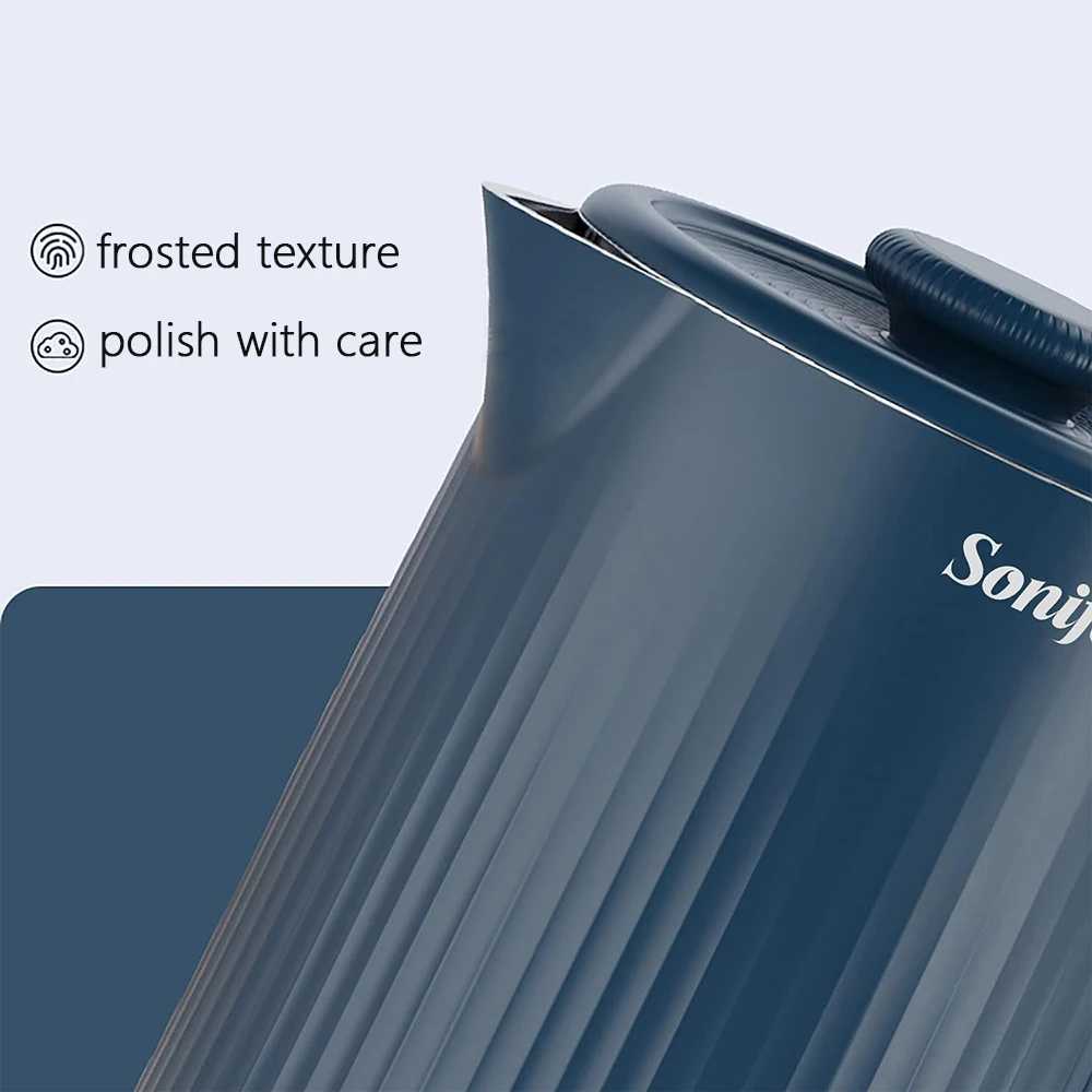 304 stainless steel electric kettle household double wall design 1.7L 1500W cordless frosted house Y241102