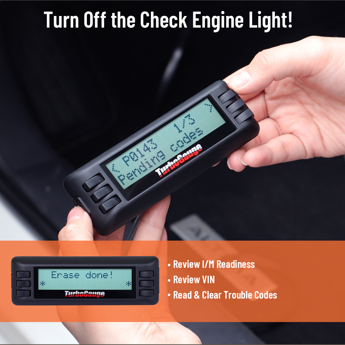 QUICKLYNKS TG4 4 in 1 Car OBD2 Gauge Scanner Code Reader Car Automatic Trip Computer Digital Gauges Scan Gauge Vehicle Monitor