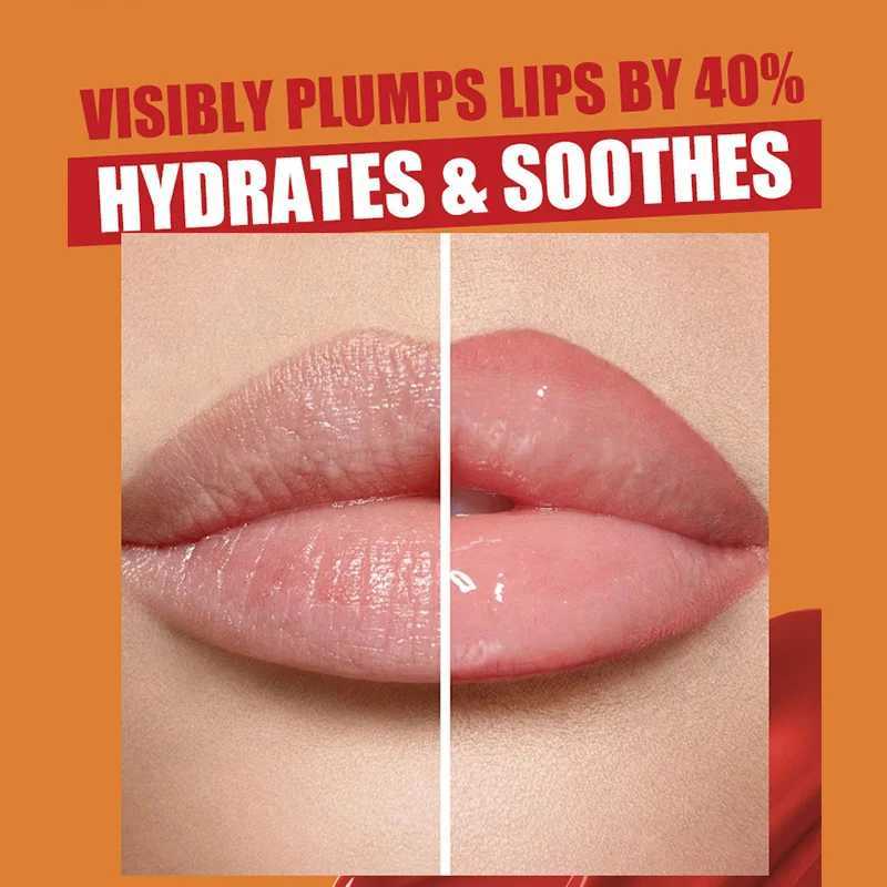6-color mirror moisturizing lipstick shiny transparent crystal jelly lipstick gloss duck lipstick non sticky sexy lipstick W241101