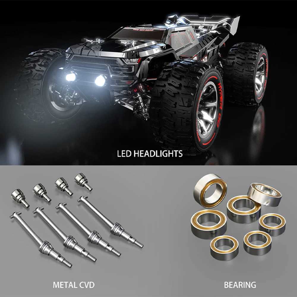 Hypergo MJX 14210 1/14 V2.0 Rc remote control car 4WD off-road racing RC truck brushless 2.4G electric drift car boy toy X241101