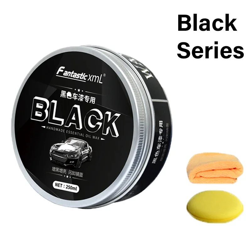 250g Car Polish Wax Crystal Plating Set Hard Glossy Wax Layer Covering Paint Surface Coating Formula Waterproof Film