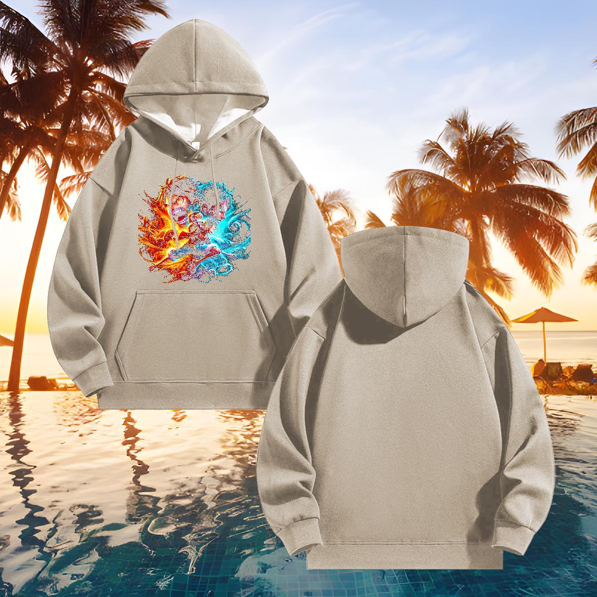 Classic Men Hoodie Street Wear Comfortable Men's Hooded Sweatshirt Hooded Collar Long Sleeve Cartoon Printing S-3XL Tops Hoodie Cotton 350g