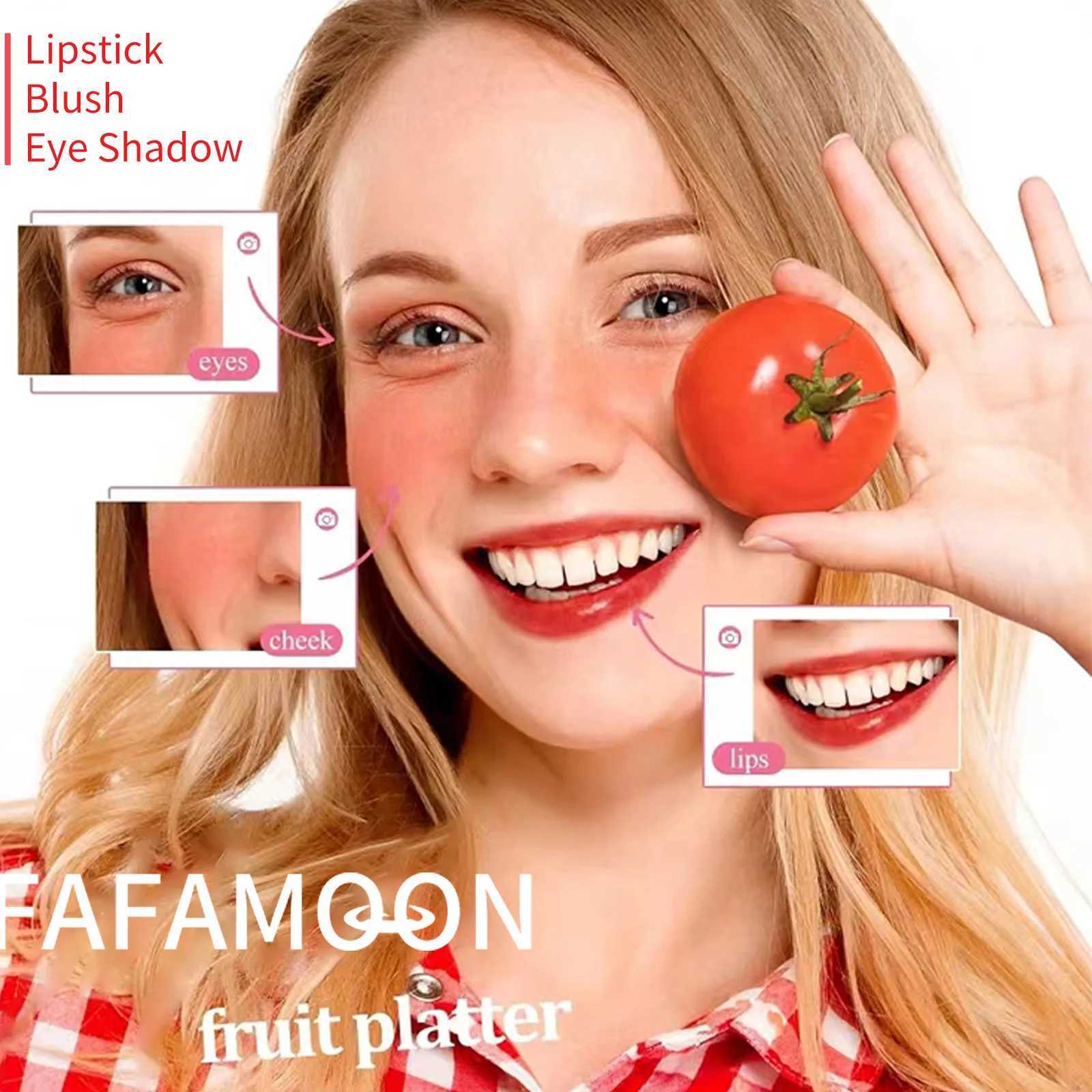 Lasting matte lipstick and cheek coloring moisturizing 2 in 1 lipstick and powder blusher coloring light moisturizing formula soft and natural W241101