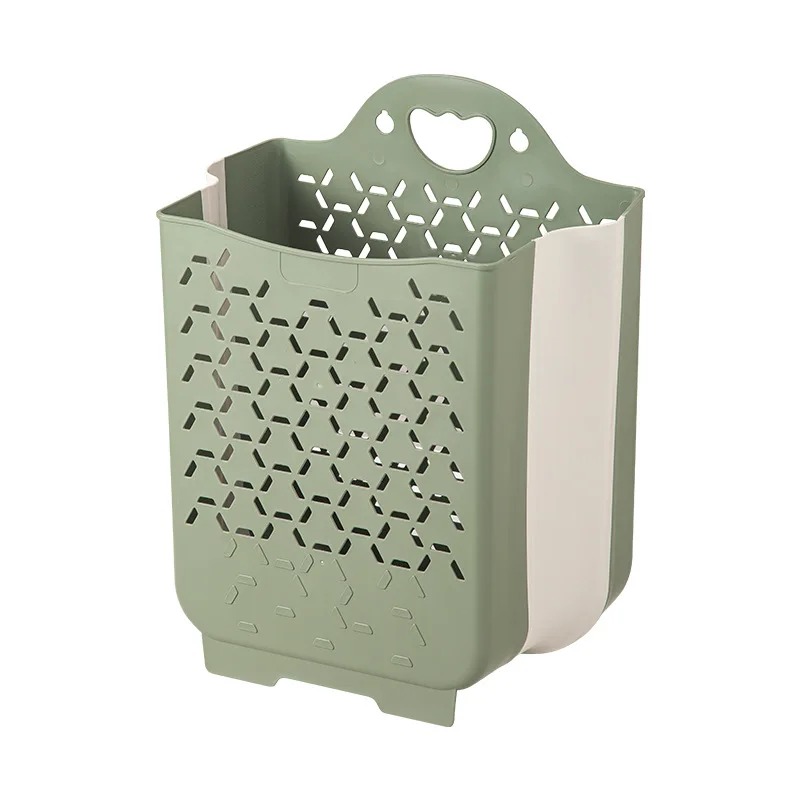 Dirty Clothes Household Wall-Mounted Storage Bag Folding Bathroom Laundry Basket