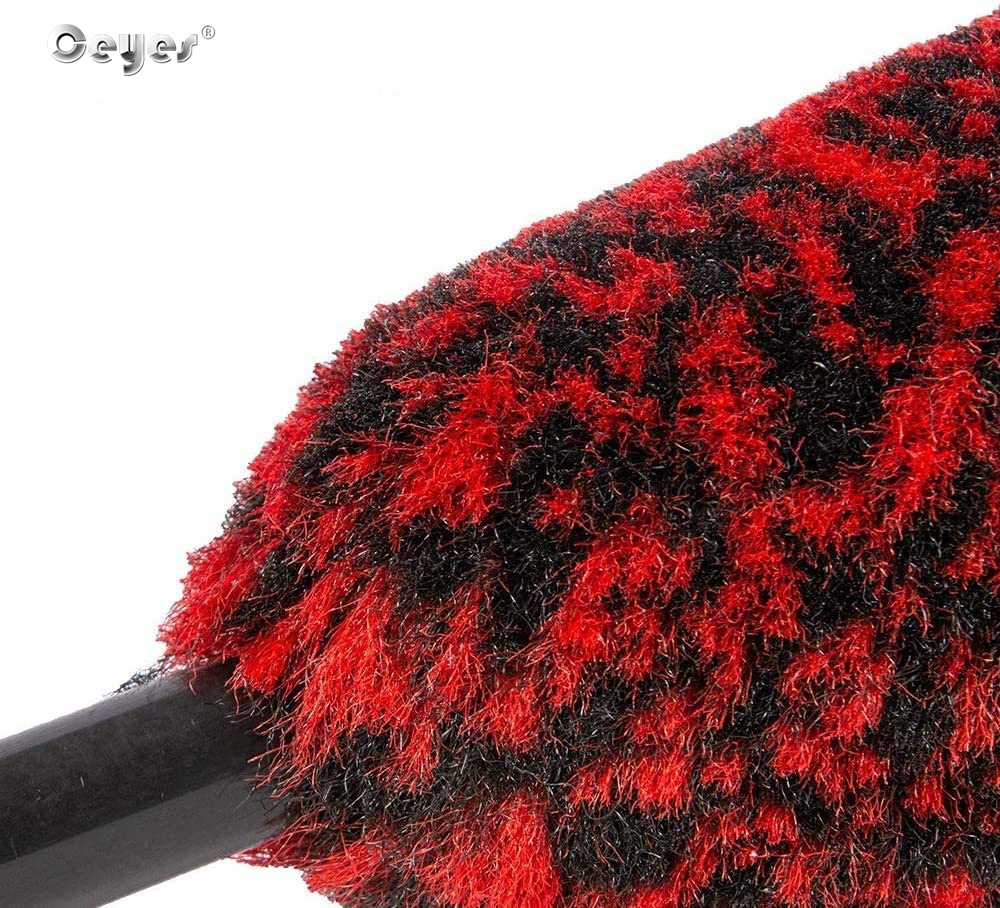 Car Wheel Woolies new Plush Soft Alloy Wheel Cleaning Brush Detailing Brushes For Auto Motorcycle 2025 Maintenance Care Clean Tool