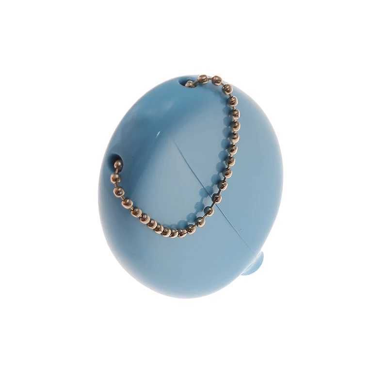 Creative Zero Wallet PVC Small Oval Coin Purse Holds Change Mini Coin Purse Coin Holders with Bead Chain Portable Travel WalletXJ241111