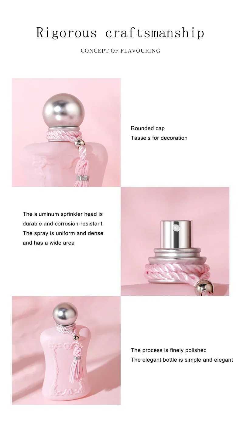 75 ml high-quality pheromone perfume Mimosa perfume body splash durable natural perfume imported from womenW241102