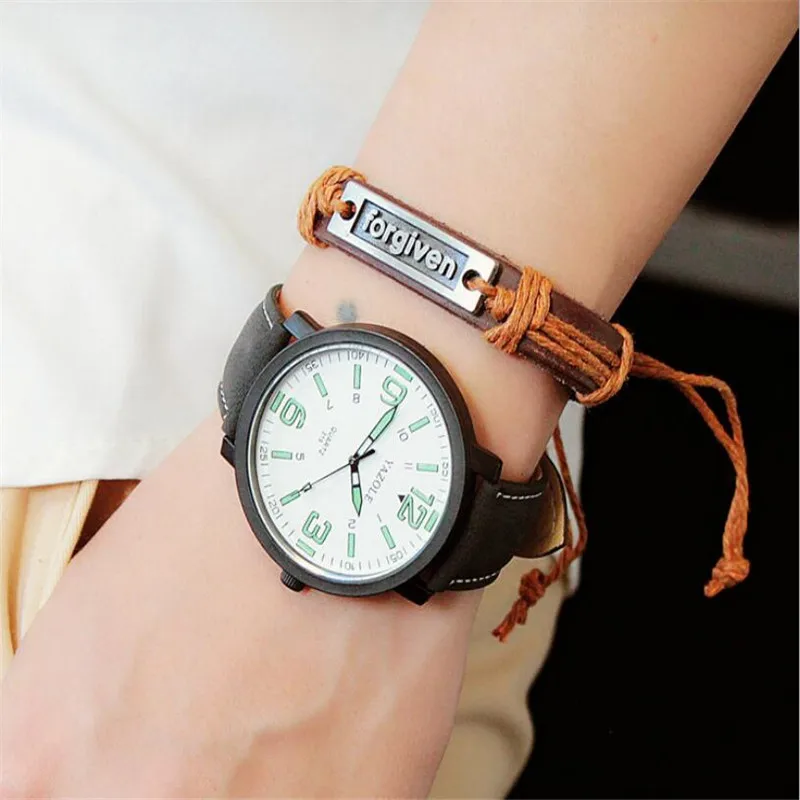 Couple Watch for Lovers Men Women Luminous Waterproof Sports Watches Big Dial Quartz Wristwatches Reloj Hombre Gift Dropshipping