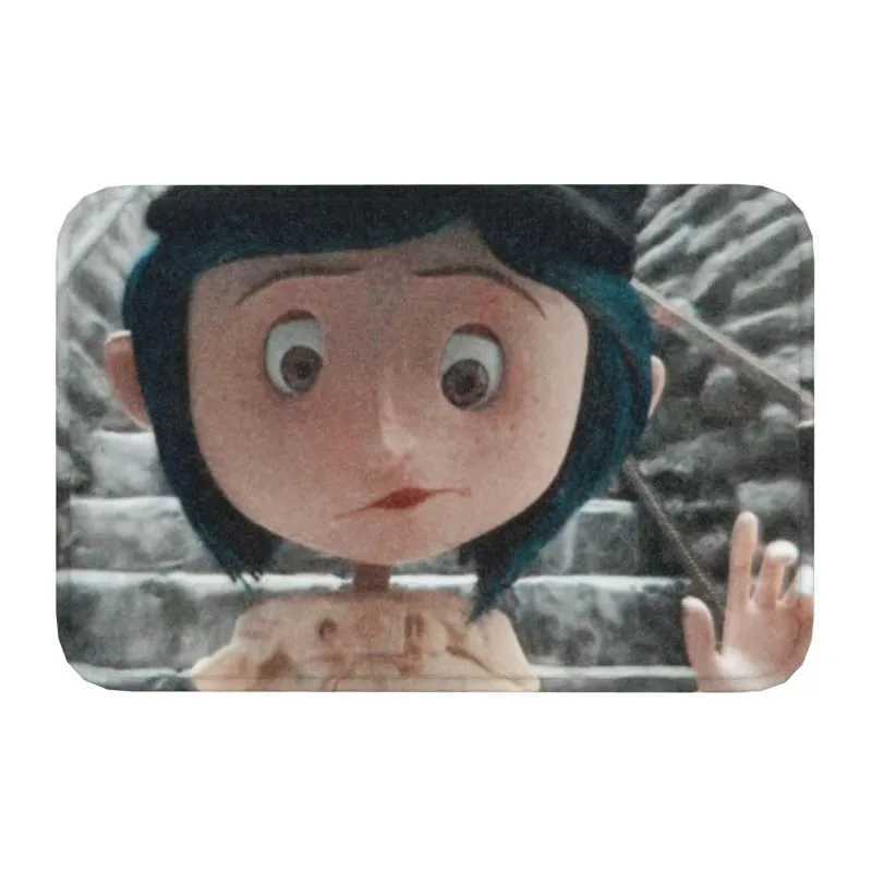 Halloween Horror Movie Coraline Doormat Non-Slip Entrance Kitchen Bath Door Floor Mat Living Room Rug Carpet Footpad 40x60cmXJ241101