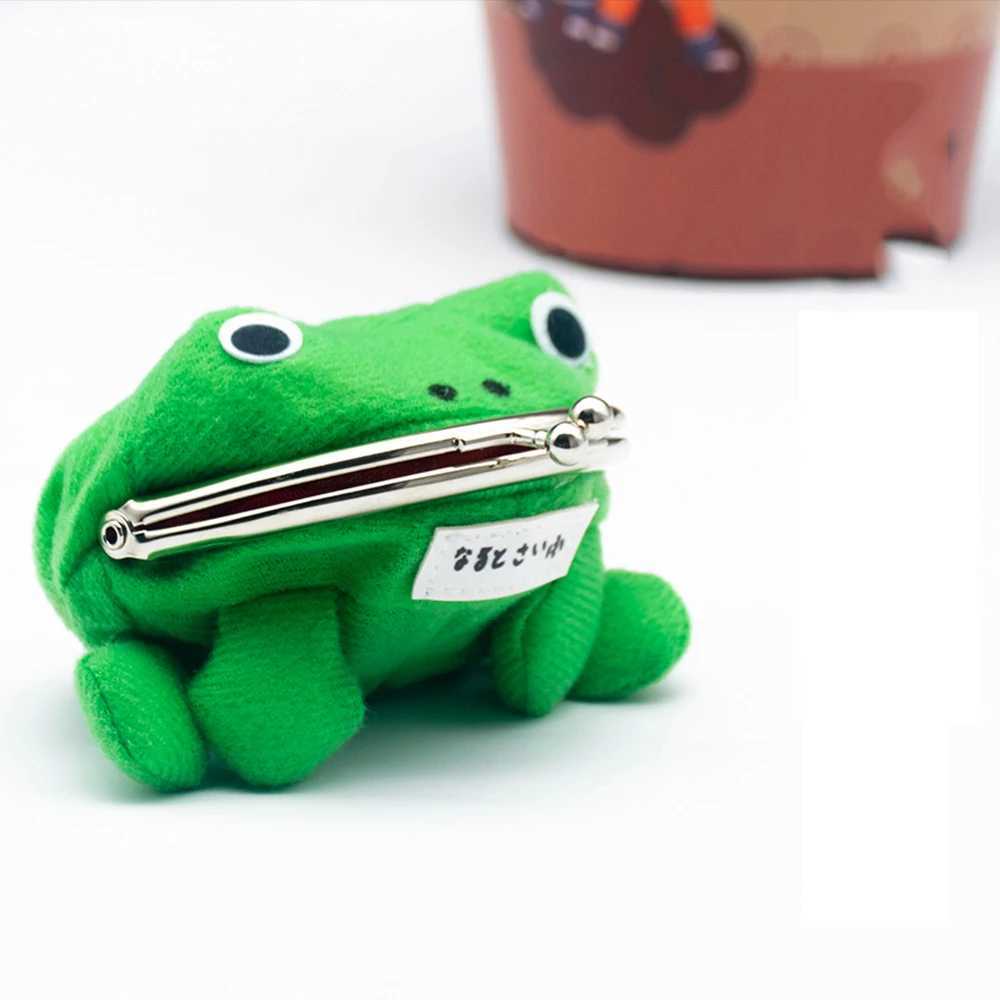 1PCS Hot Selling Frog Wallet Anime Carto Wallet Coin Purse Manga Flannel Wallet Cute Purse Coin HolderXJ241111