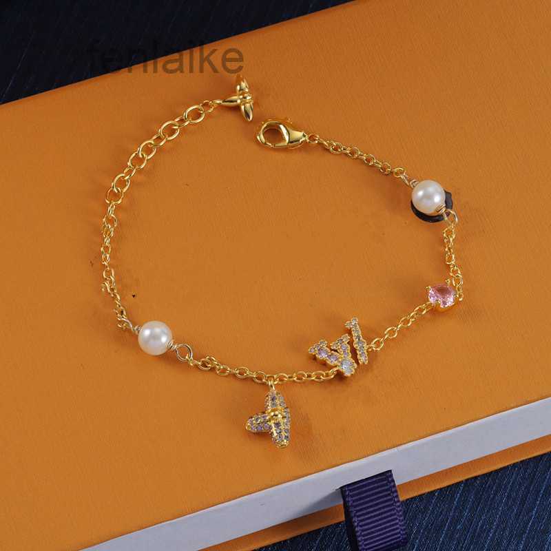 Designer Luxury Jewelry Women Charm Bracelets Purple Crystal Gemstone Diamond 19K Gold Bracelet Lady Birthday Christmas Wedding Jewelry
