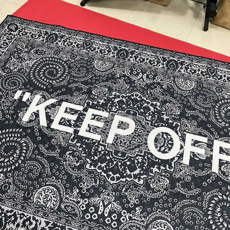 Printed Floor Mat Furnishings Cashmere Living Room Area Rugs Bedroom Bedside Bay Window Carpet Halloween Christmas GiftXJ241101