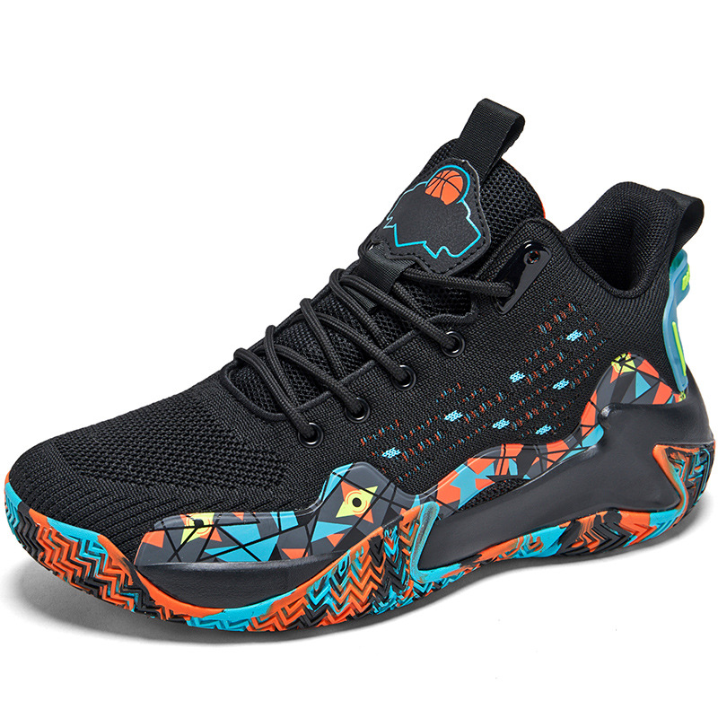 Men's shoes, basketball shoes, spring and autumn high-top mesh cloth training shoes, sneakers Free shipping