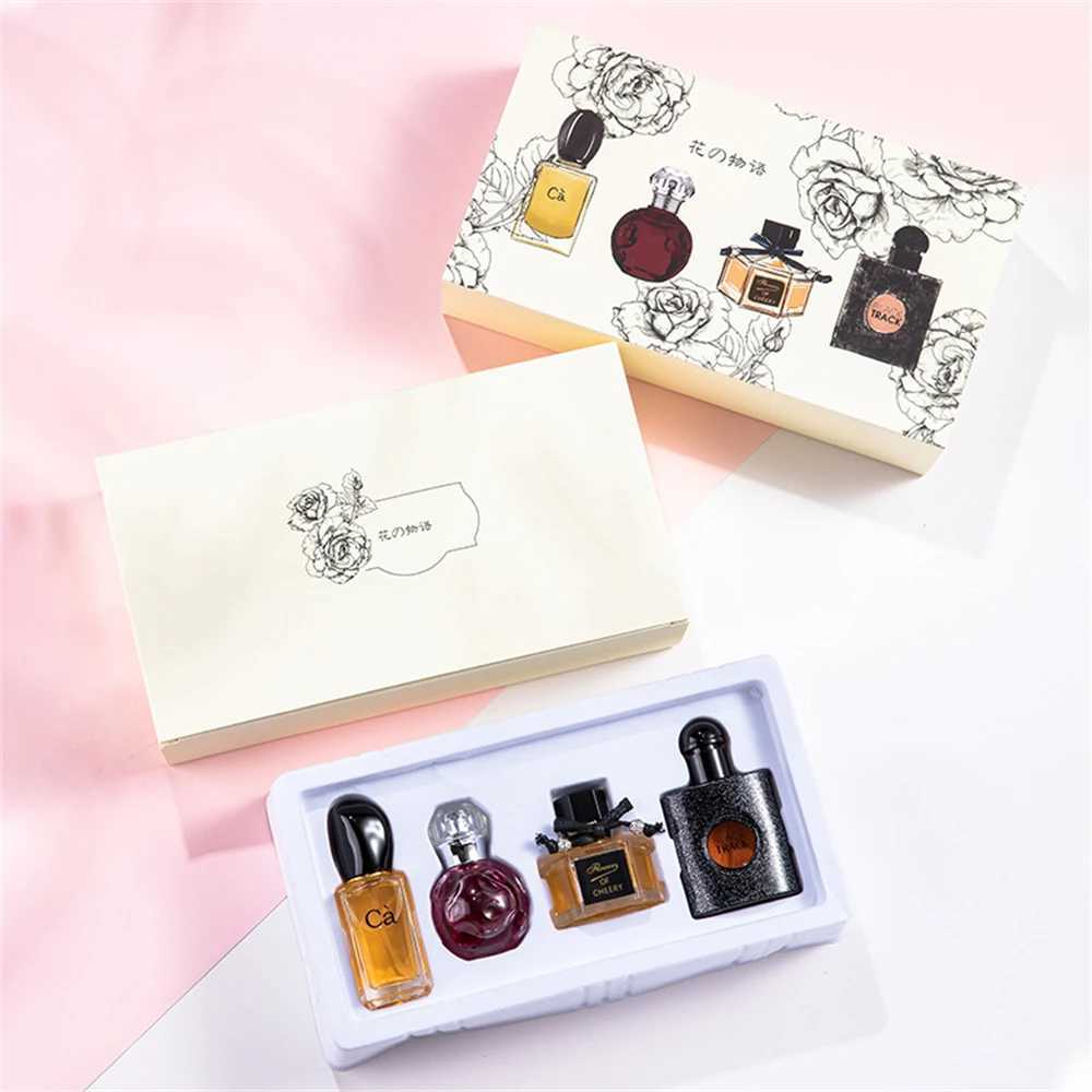 Gift box perfume womens 100ml four piece set durable perfume spray natural plant fragrance pheromone perfumeW241102