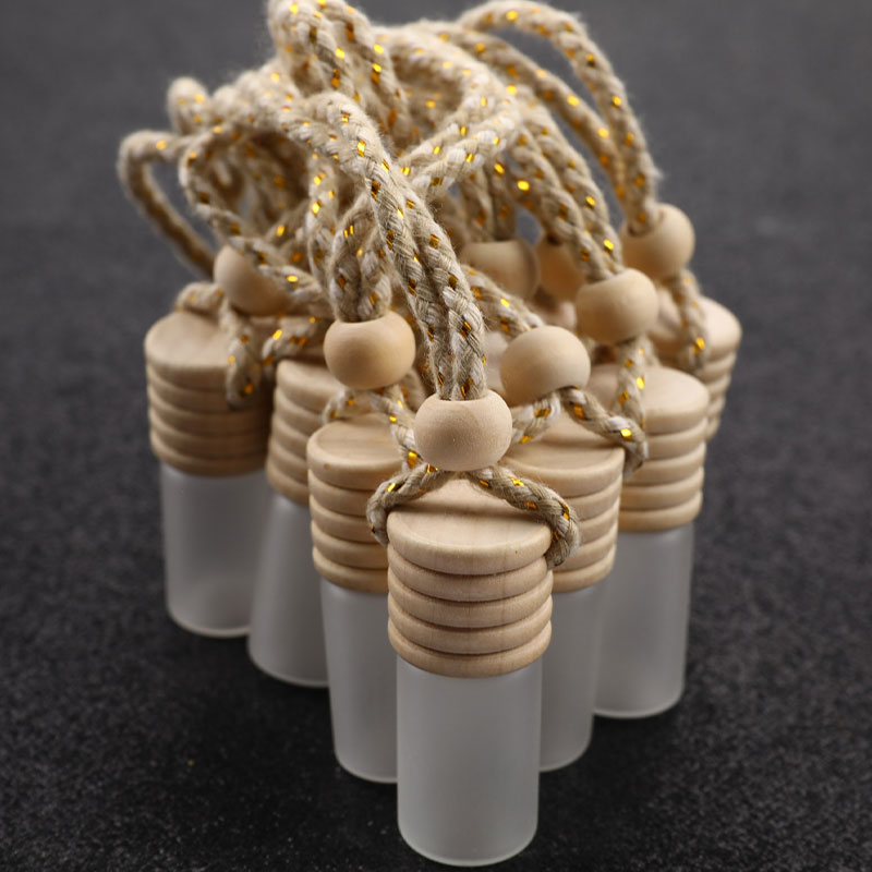 Perfume Bottle 5ml 10Pcs Car for Essential Oils Air Freshener Pendant smile