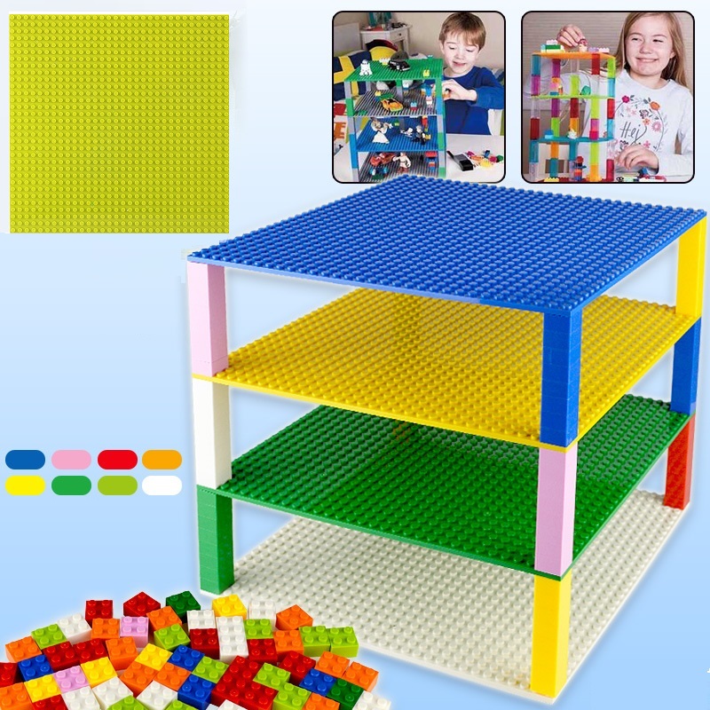 Baseplate 32*32 16X32 Dots Double 2025 new Sided Plate Building Blocks Classic Base Plate Bricks Kids Toys Compatible with Mor Brands