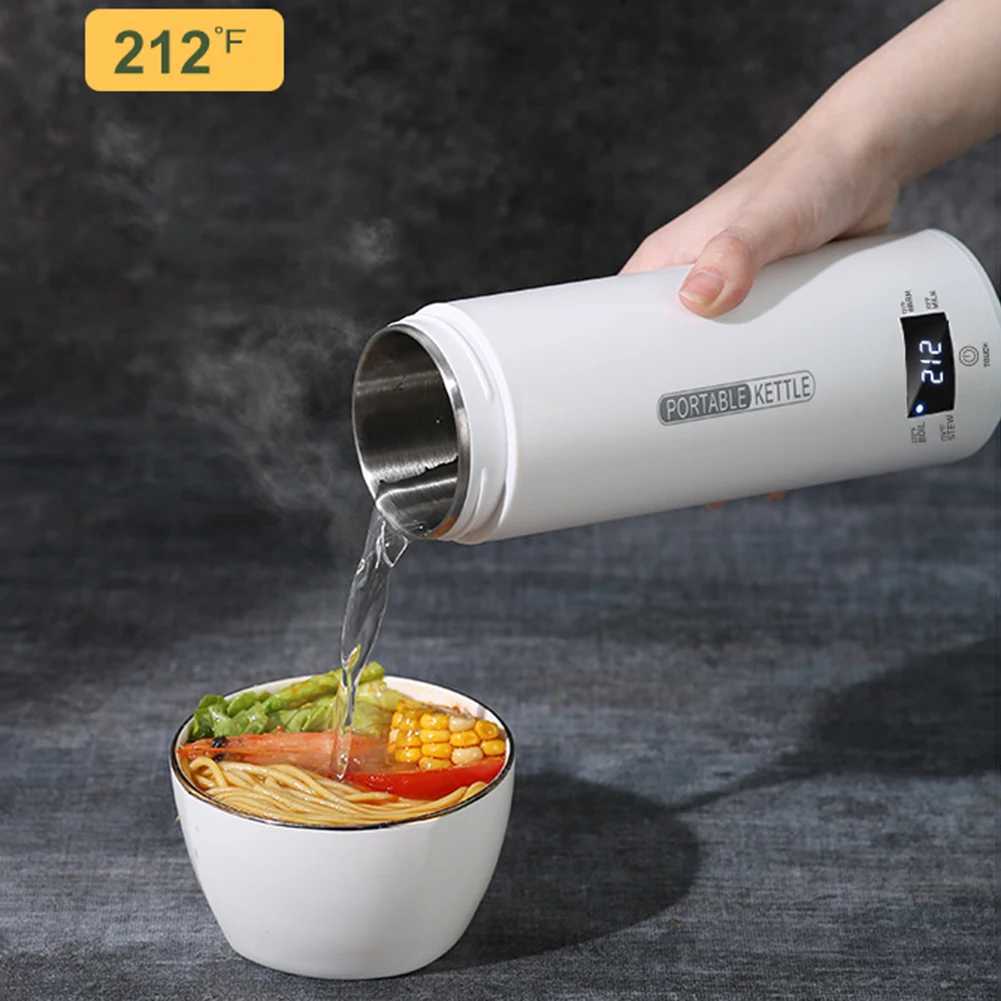 500ML travel electric kettle for quick boiling water portable kettle with 4 temperature settings 304 stainless steel kettle Y241102