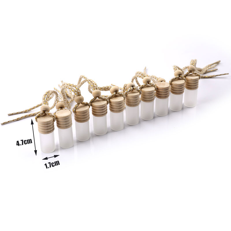 Perfume Bottle 5ml 10Pcs Car for Essential Oils Air Freshener Pendant smile