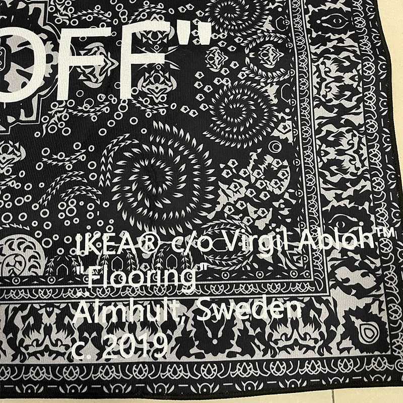 Printed Floor Mat Furnishings Cashmere Living Room Area Rugs Bedroom Bedside Bay Window Carpet Halloween Christmas GiftXJ241101