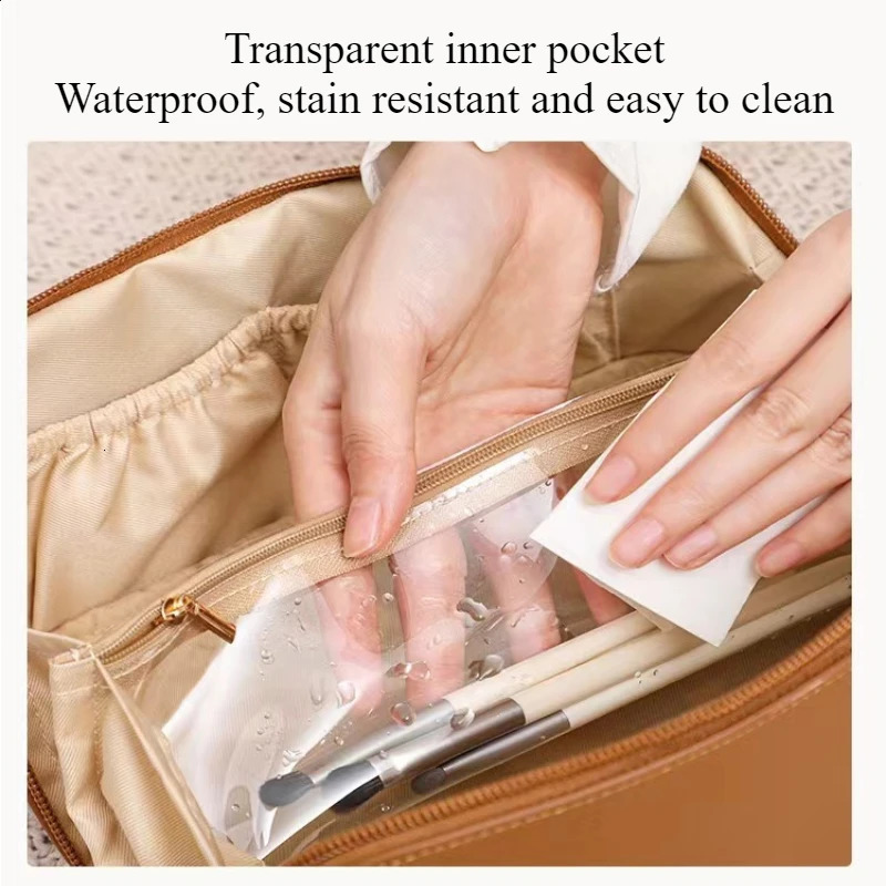 Makeup organizer womens toilet kit makeup box storage bag womens box makeup bag travel zipper 241031