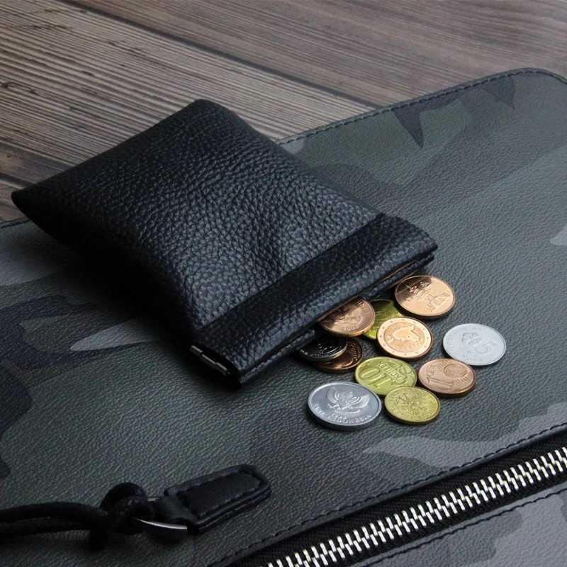 Women Men Pu Leather Coin Purse Small Mini Short Wallet Bag Holder for Kids Girl Mey Change Key EarbudsXJ241111