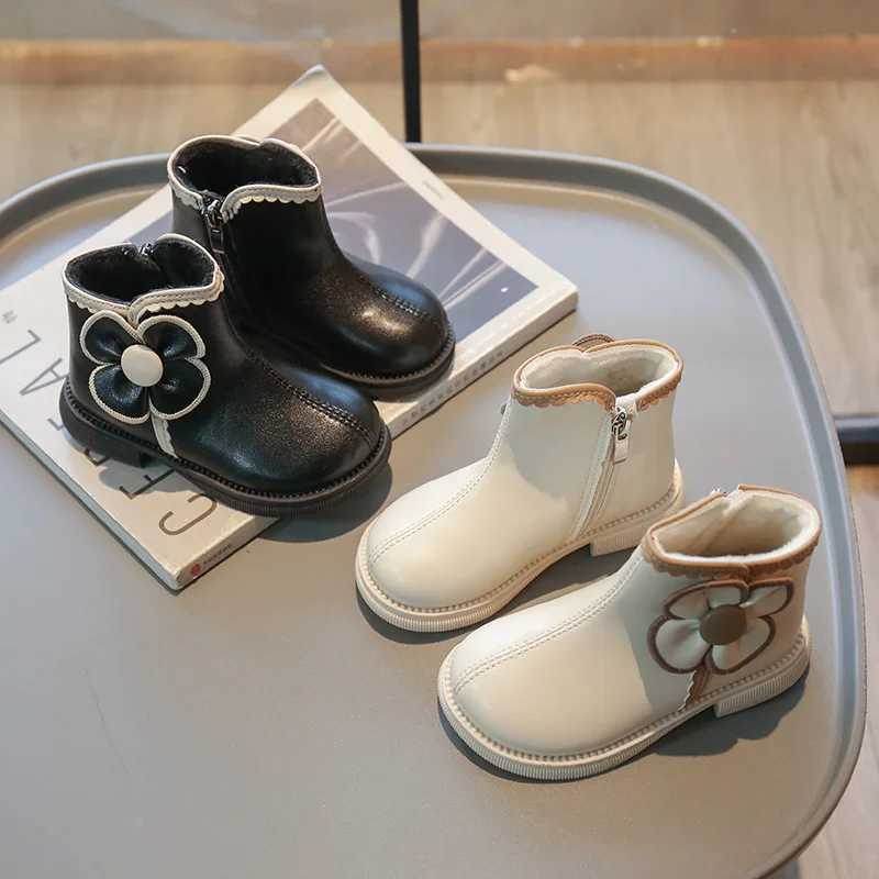 Girls shoes anti slip ankle boots female designer princess shoes warm winter boots fashionable childrens casual shoes Botines Para Mujeres M241102