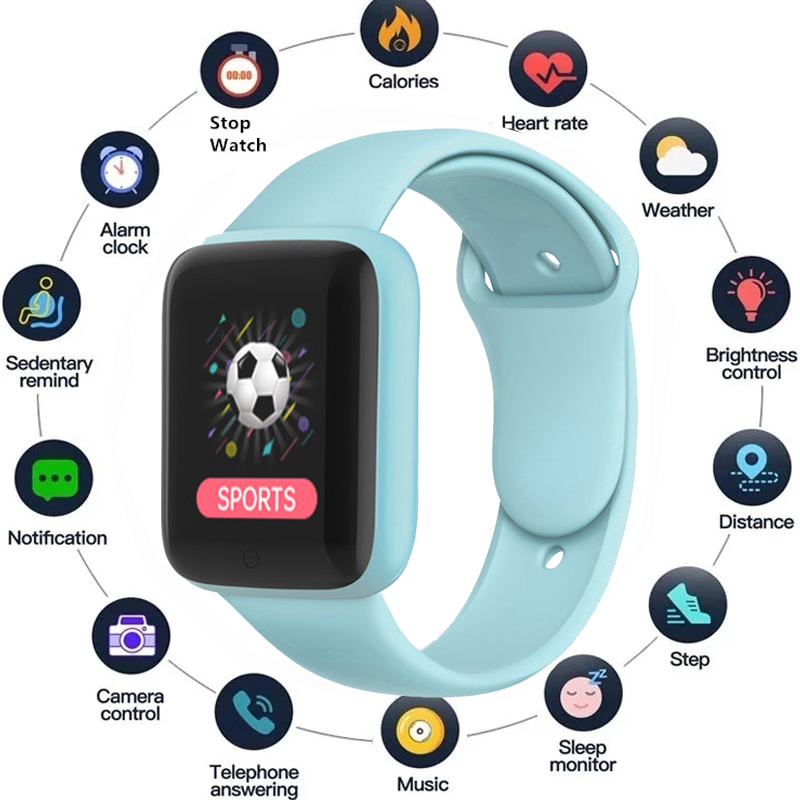 Smart Digital Watch Kids Children Smartwatch for Girls Boys HD new Color Screen Bracelet 2025 Child Wristwatch for 8-18 Year girls wach