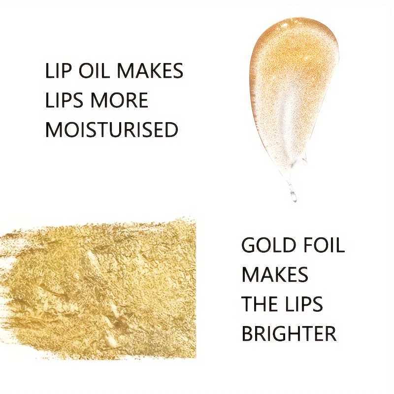 2 sets of creative candy gold lipstick micro gloss smooth lipstick gloss W241101